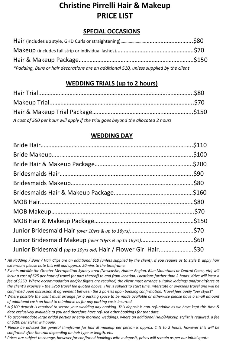 christine-pirrelli-hair-makeup_pricelist-2017